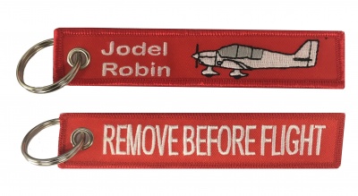 Jodel Robin / Remove Before Flight - Keyring